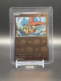Victini Poke Ball Pattern Promo 012/086 Pokemon Sv: Black Bolt Reverse Holo - Image 1