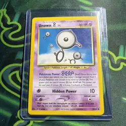 Unown Pokemon TCG Neo Revelation 39/64 “B” NM Vintage - Image 1