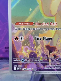 Rapidash 189/182 – NM – Illustration Rare – Pokemon TCG Destined Rivals 2025 - Image 5