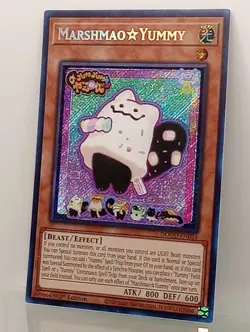 Yu-Gi-Oh! TCG Marshmao Yummy 1st Edition DOOD-EN024 Secret Rare NM - Image 2