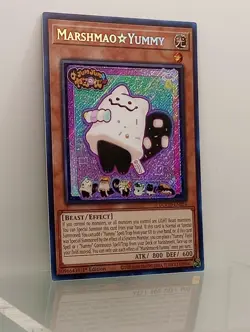Yu-Gi-Oh! TCG Marshmao Yummy 1st Edition DOOD-EN024 Secret Rare NM - Image 3