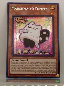 Yu-Gi-Oh! TCG Marshmao Yummy 1st Edition DOOD-EN024 Secret Rare NM - Image 4