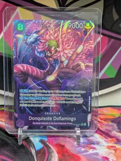 One Piece TCG English OP10-071 Donquixote Doflamingo Alt Art SR - Mint Condition - Image 1