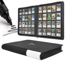 Card Binder 20 Pocket for 2000 Cards, Double-Sided Sleeves, Zipper Album - Image 1