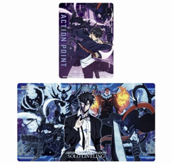 Union Arena Solo Leveling Playmat & Action Point Card Set Bandai Fest *IN HAND* - Image 1