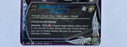 Kisame Hoshigaki & Zetsu Non-Foil Reinforcement Card Naruto ccg tcg - Image 3