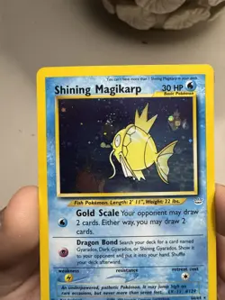 Shining Magikarp 66/64 Neo Revelation Secret Rare Holo 30 HP Pokemon TCG Card - Image 3
