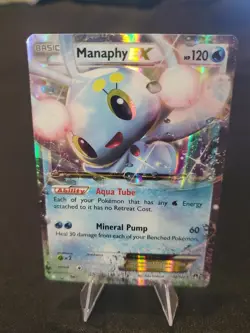 Manaphy EX 32/122 - Pokemon TCG Breakpoint XY Ultra Rare Card LP - Image 1