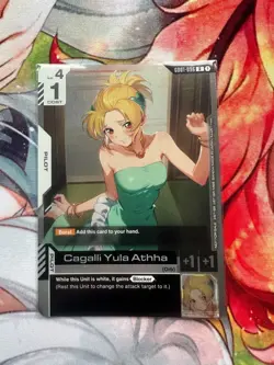 Cagalli Yula Athha GD01-096 Regional Promo Gundam Card Game - Image 1