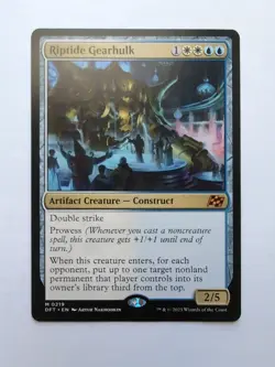 MTG Riptide Gearhulk (DFT) Aetherdrift Regular Mythic 219 - Image 1