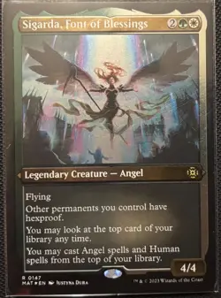 MTG March of the Machine: The Aftermath Sigarda, Font of Blessings Etch Foil (R) - Image 1