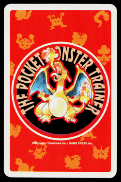 Arbok King of Spades1996 Red Playing Cards Pokemon Japanese Near Mint - Image 2