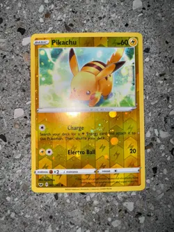 Pokemon TCG Cards Pikachu 065/202 Sword & Shield Cosmos Reverse Holo Promo MINT - Image 3