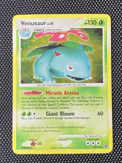 Venusaur 20/132 Holo Bleed Error Secret Wonders Pokemon TCG LP/MP - Image 1