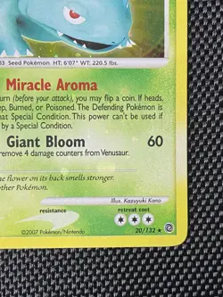 Venusaur 20/132 Holo Bleed Error Secret Wonders Pokemon TCG LP/MP - Image 4