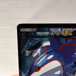 Pokemon Team Aqua's Kyogre EX 6/34 Double Crisis Ultra Rare Full Art Holo 🔥 - Image 2