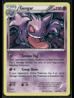 Pokemon - Gengar 60/162 XY Breakthrough Cosmos Holo MP - Image 1