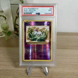 2016 Pokemon XY Evolutions MEW 53/108 Reverse Holo PSA 9 - Image 1