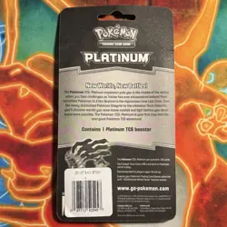 Pokemon Platinum Base Blister Booster Pack Dialga Art NEW Sealed - Image 2