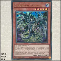 Cyberdark Wurm - ALIN-EN027 - Ultra Rare 1st Edition Yugioh - Image 1
