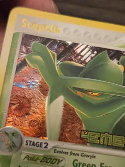 Pokemon Sceptile TCG Card EX: Emerald Stamped Holo Rare 10/106 HP (Ungraded) - Image 3