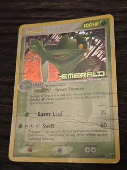 Pokemon Sceptile TCG Card EX: Emerald Stamped Holo Rare 10/106 HP (Ungraded) - Image 4