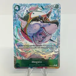 One Piece Card Game MEGALO EB04-018 English Alternate Art Foil OP14 NM - Image 1