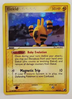 Elekid Holo 2005 EX Unseen Forces 23/115 STAMPED Pokemon English Card - Image 1