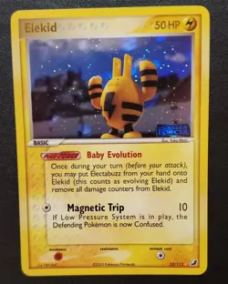 Elekid Holo 2005 EX Unseen Forces 23/115 STAMPED Pokemon English Card - Image 3