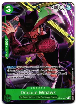 Dracule Mihawk ST12-003 - One Piece TCG Promotion Cards - NM Card - Image 1