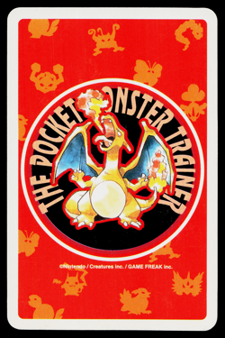 Ekans Queen of Spades 1996 Red Playing Cards Pokemon Japanese Near Mint - Image 2