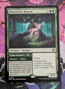 MTG Tarkir : Dragonstorm Rare BLOOMVINE REGENT NM - Image 2