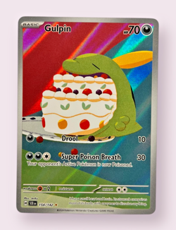 Pokemon Gulpin 154/142 | Sv07: Stellar Crown Illustration Rare Holo NM - Image 1