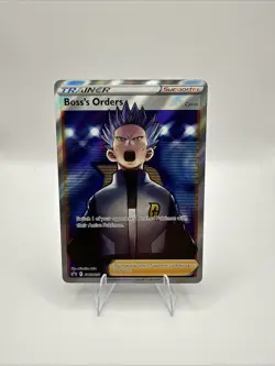 Boss's Orders SWSH251 Black Star Promo Full Art Trainer Holo Pokemon TCG NM - Image 1
