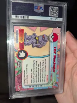 Pokemon Topps Tekno Machoke #67 PSA 6 - Image 2