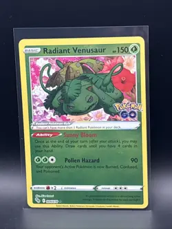 Radiant Venusaur 004/078 Pokemon GO Holo - Image 1