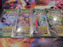 2016 POKEMON XY ROARING SKIES Booster Packs Complete Pack Art Set GRADE QUALITY - Image 1