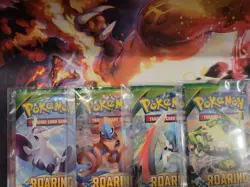 2016 POKEMON XY ROARING SKIES Booster Packs Complete Pack Art Set GRADE QUALITY - Image 3