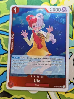 Uta OP09-002 R Emperors in the New World One Piece TCG Card - Image 1