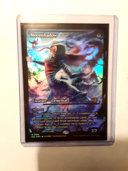 mtg moonshadow borderless pack fresh n/m or better see picture card 386 foil - Image 1