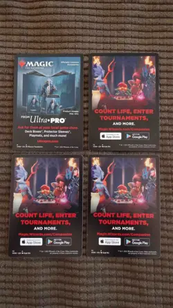 Magic: the Gathering / MtG Vampire Tokens (2/3, Flying, Lifelink) x4 Crimson Vow - Image 2