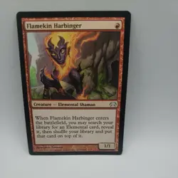 Flamekin Harbinger x1 - Planechase - MTG - Near Mint to Light Play (Copy 1) - Image 1