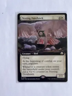 Nesting Dovehawk (Extended Art) Commander: March of the Machine Regular - Image 1
