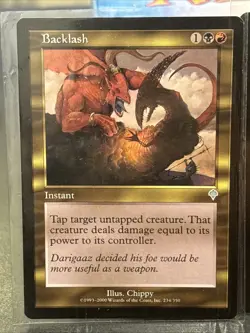 4x Backlash LP Light Play Invasion MTG Magic - Image 2