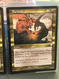 4x Backlash LP Light Play Invasion MTG Magic - Image 5