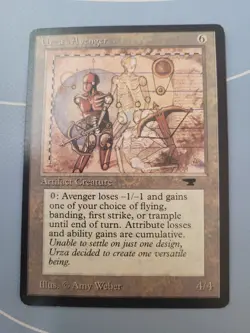 MTG Urza's Avenger Antiquities Magic English Artifact (Amy Weber) PLAYED - Image 1