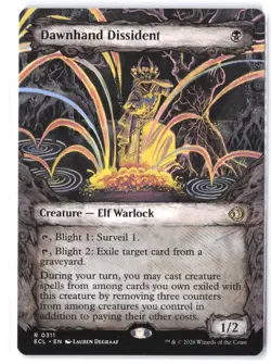 Dawnhand Dissident (Showcase) 311 NM Normal Lorwyn Eclipsed MTG - Image 1