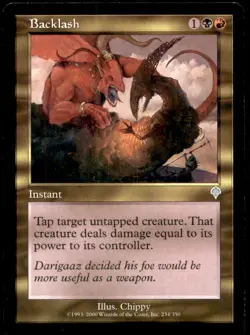 Backlash LP Light Play Invasion MTG [9435] - Image 1