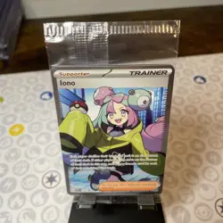 Iono 124 SVP Black Star Promo Pokemon TCG Scarlet & Violet Sealed promo! - Image 3