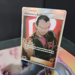 Giovanni's Exile 67/68 Full Art Hidden Fates Pokemon TCG NM - Image 2